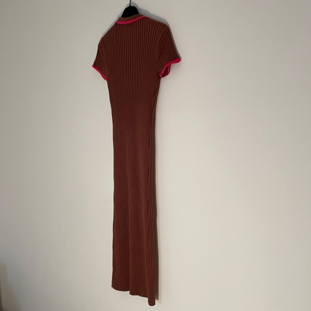 Ribbed Polo Dress - Picture 9 of 13